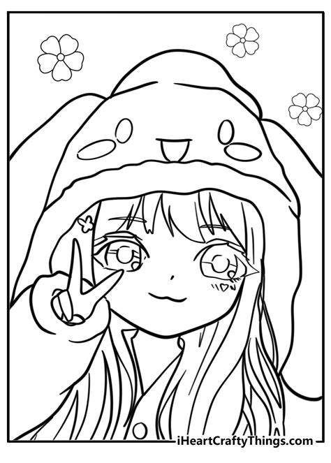 Anime Coloring Pages Easy