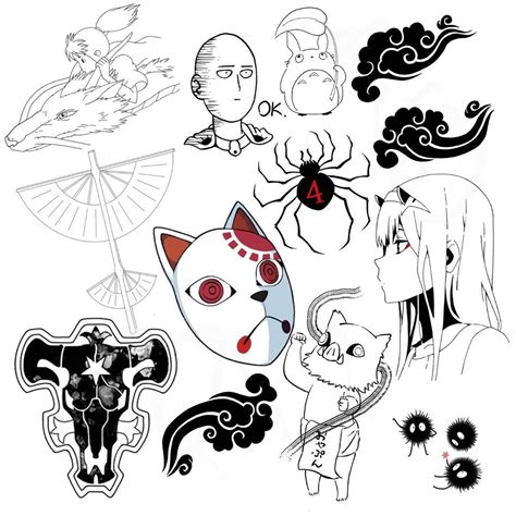 Anime Flash Tattoos