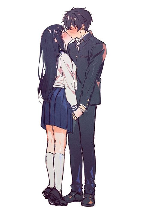 Anime Girl Kiss Boy Tumblr