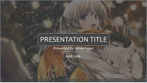 Anime Powerpoint Template