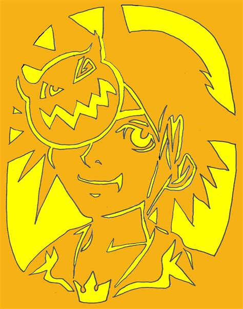 Anime Pumpkin Carving Templates