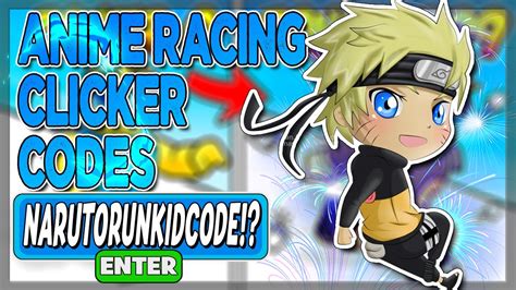 Anime Racing Clicker Codes For July 2023 - Roblox