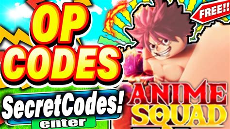 Anime Squad Simulator Codes - Roblox