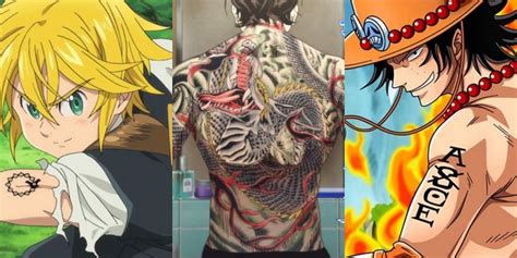 Anime Tattoo Characters