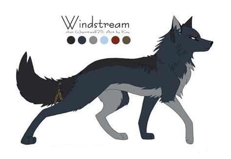 Anime Wolf Character Drawing