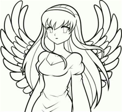 Animedevelangel Coloring Pages