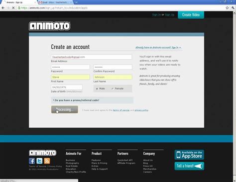 Animoto: Getting started