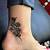 Ankle Flower Tattoo Designs
