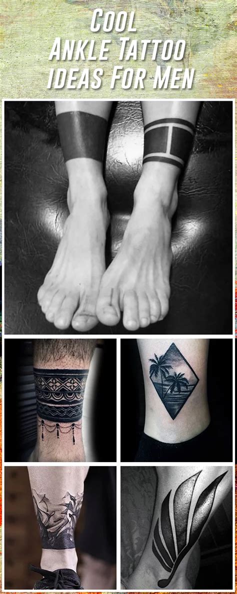 Ankle Tattoos On Guys