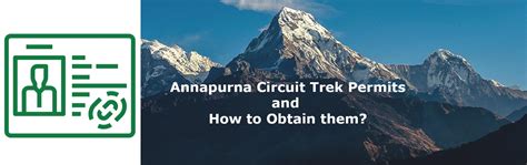 Annapurna Circuit Permits
