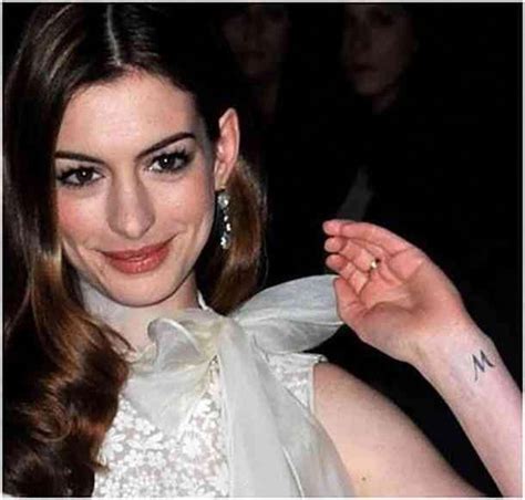 Anne Hathaway Tattoos