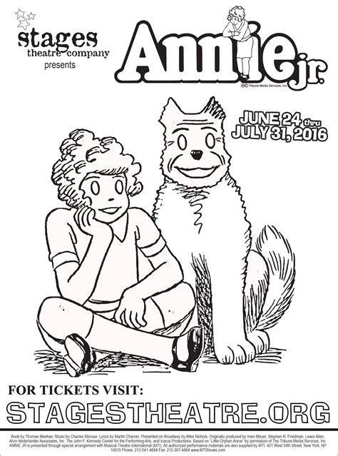 Annie Coloring Pages