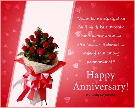 Anniversary Quotes Tagalog