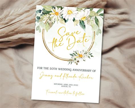 Anniversary Save The Date