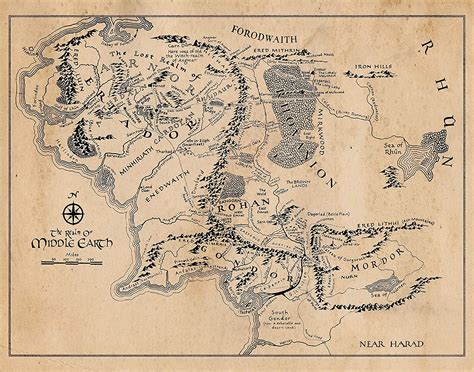 Someone Discovered a Map of Middle Earth Annotated By J.R.R. Tolkien