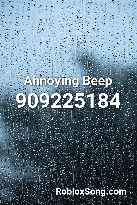 Annoying Beep Roblox ID - music codes