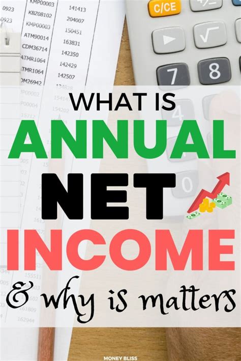 Annual Net Income: Definition & Calculation Guide