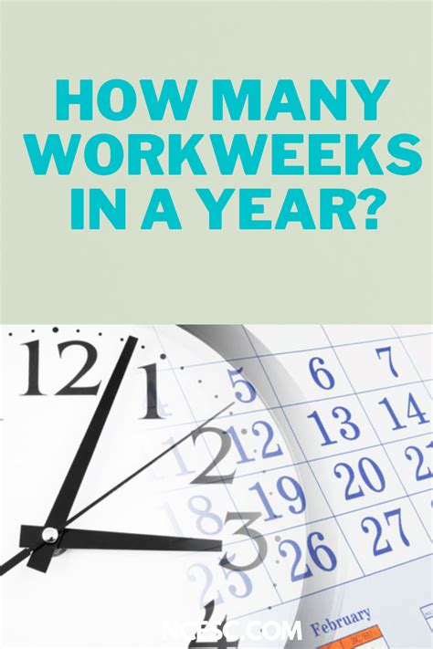 How Many Workweeks in a Year? The Importance of Calculating