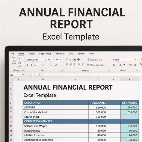 Annual Financial Report Template For Excel Online | PowerPoint
