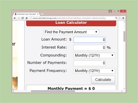 Annual Loan Payment Calculator Formula
