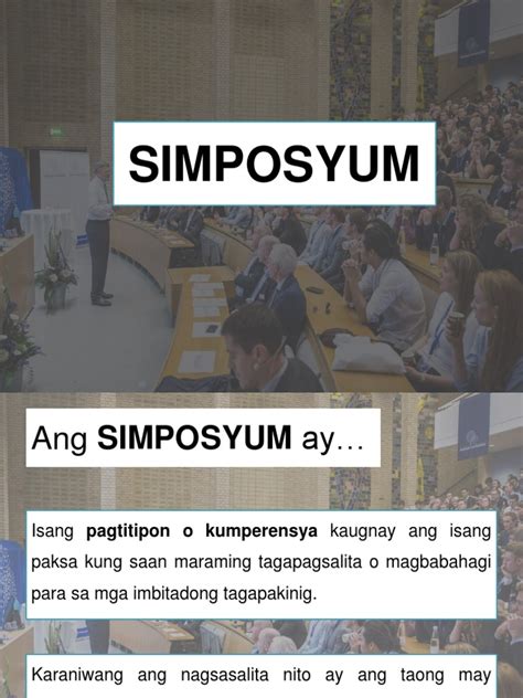 Ano Ang Simposyum