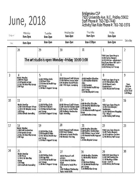 Anoka County Courthouse Calendar