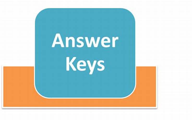 Answer Key Image