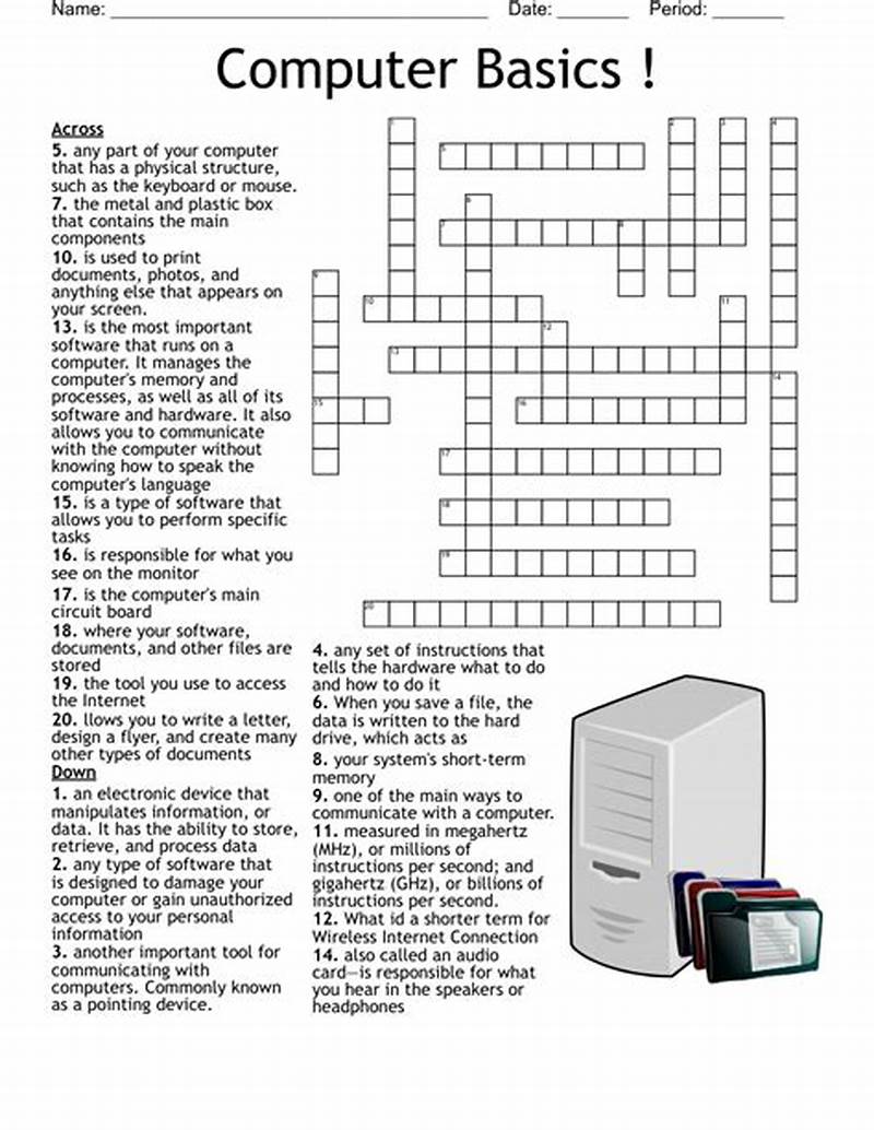 Answer Key Computer Crossword Puzzles With Answers