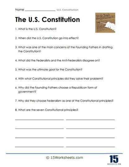 Answering Questions About the US Constitution