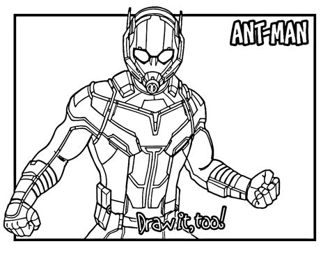 Ant Man Coloring