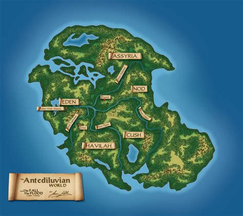 ANCIENT WORLD Antediluvian Map by ByronBalSagoth on DeviantArt