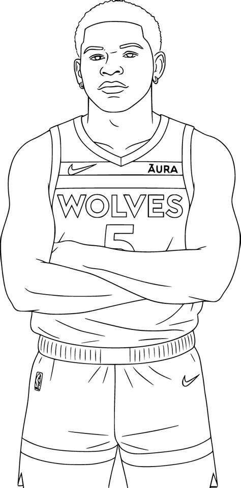 Anthony Edwards Coloring Pages