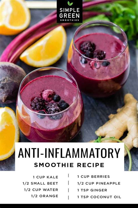 Anti Inflammatory Smoothie Recipes