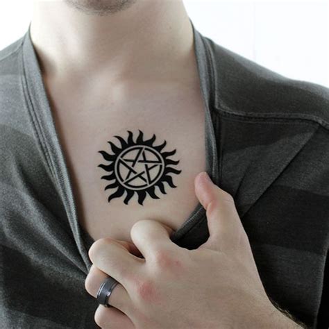 40 Anti Possession Tattoo Designs For Men Supernatural Ideas