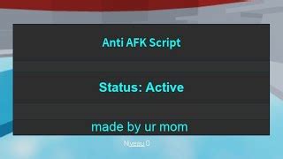 Anti-Afk Kick Script - Pastebin.com