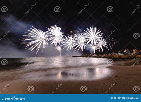 Antibes fireworks display