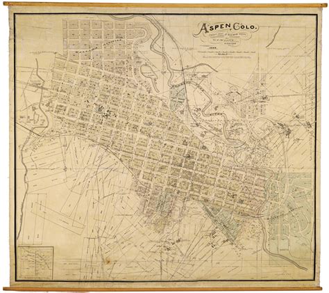 Antique Aspen Colorado 1960 US Geological Survey Topographic Etsy UK