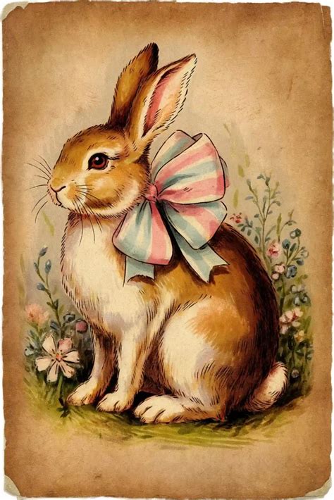 Antique Easter Rabbits