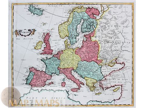 EUROPE A NEW MAP OF EUROPE Michael Jennings Antique Maps and Prints