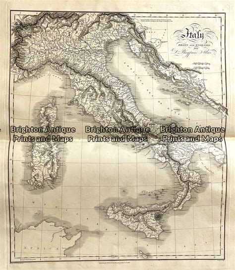 Antique Map Of Italy HighRes Vector Graphic Getty Images