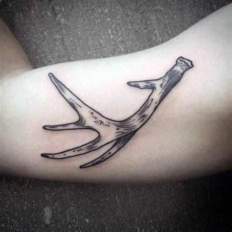 Deer Antler Tattoo Antler tattoos, Tattoos, Tiny tattoos