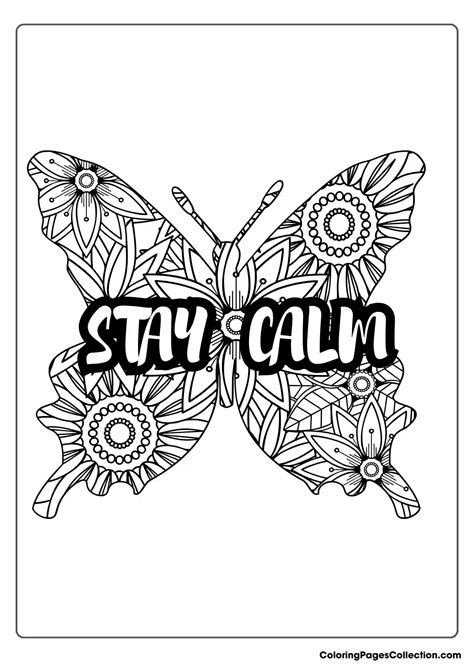 Anxiety Coloring Pages