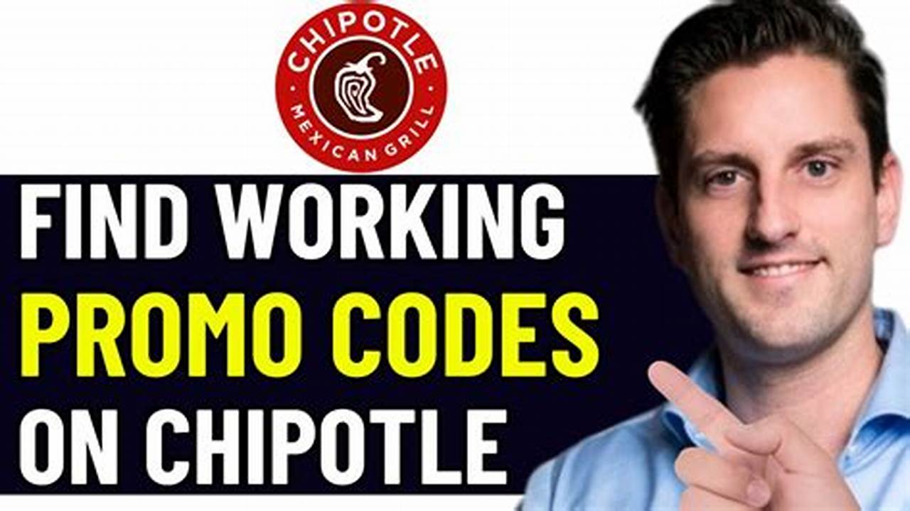 Any Promo Code For Chipotle 2025 Nj
