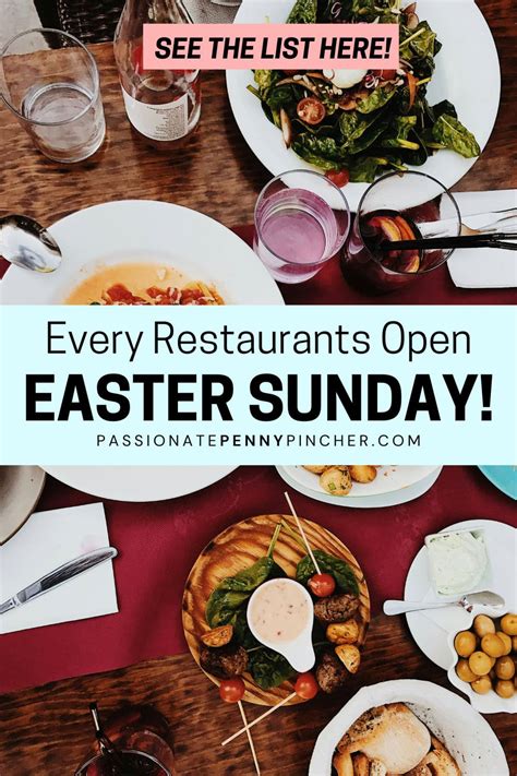 Any Restaurants Open On Easter Sunday