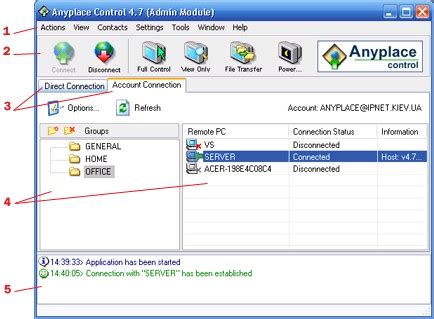 Anyplace Control: Features and utilities