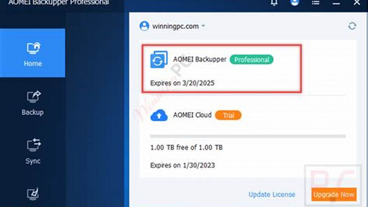 Aomei Backupper License Code 2024