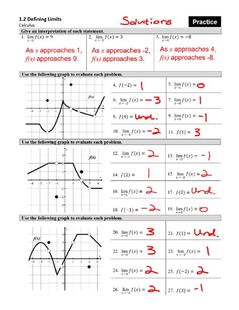 calculus continuity worksheet