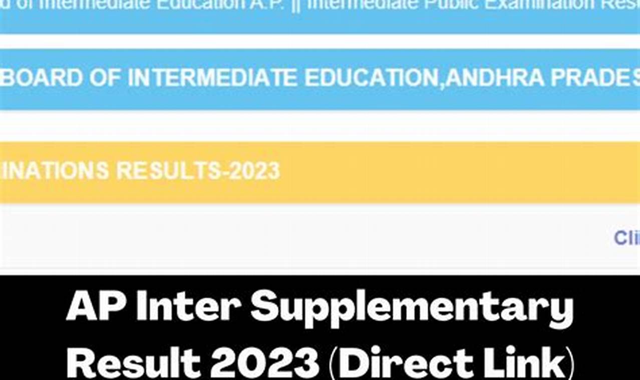 Ap Inter Supplementary Results 2024