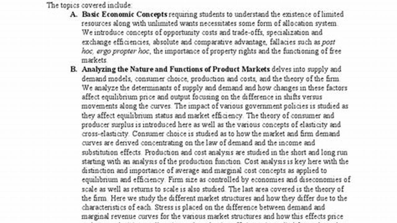 Ap Microeconomics Syllabus 2024