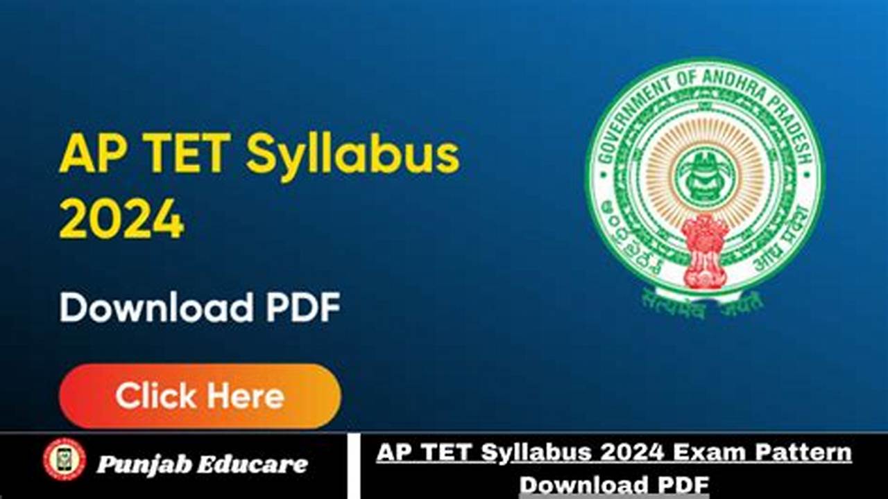 Ap Tet 2025 Syllabus